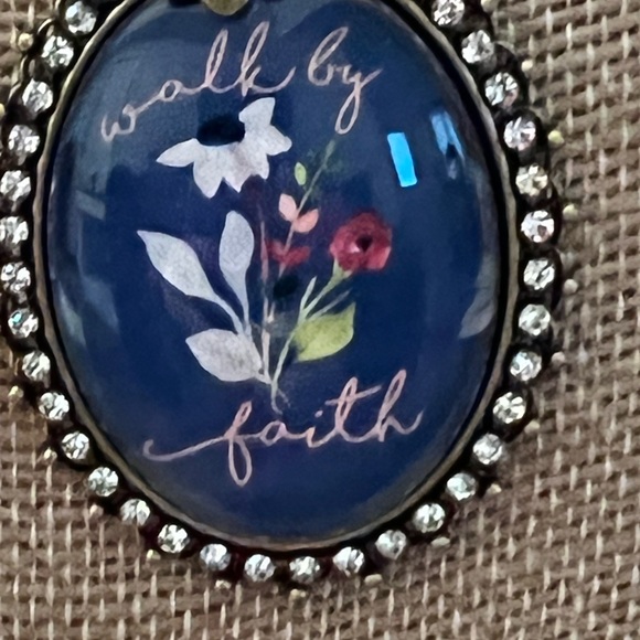 Walk by Faith necklace - Picture 2 of 2